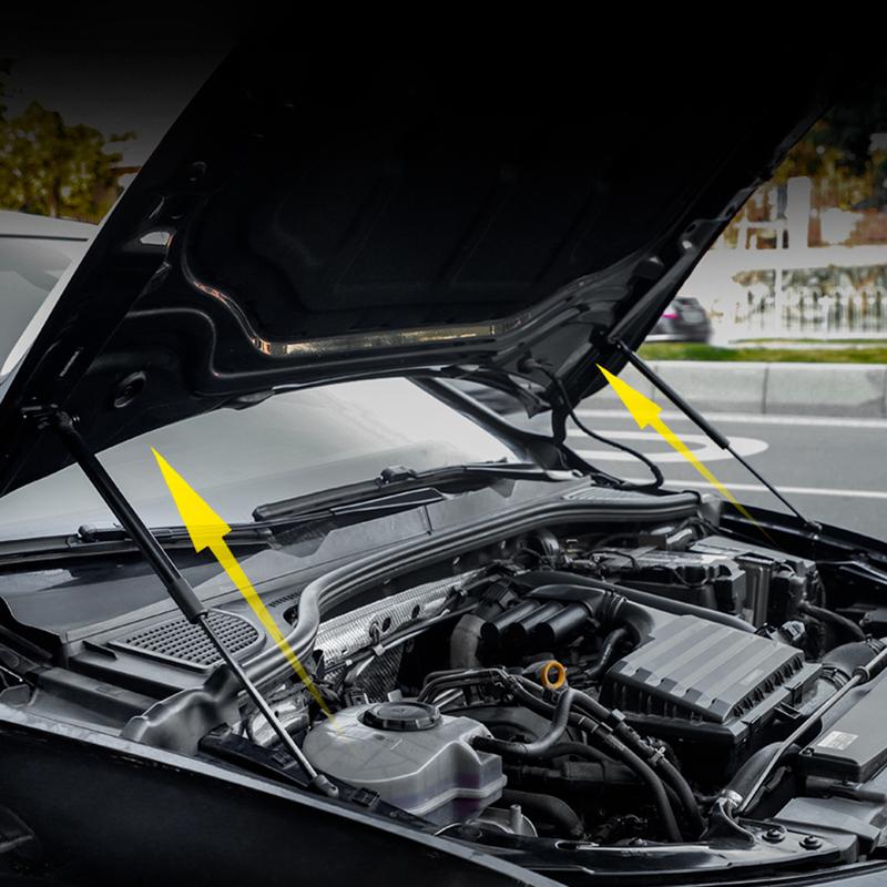 Für VW Volkswagen Golf 8 MK8 2020-2025 Edelstahl Frontklappe Motorhaube Gasdruckfedern Hubstütze Dämpfer Gasstoßdämpfer Auto Styling