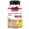 Didacat Evening Primrose Oil 500mg Softgels, Cold Pressed with GLA & Natural Vitamin E, 120 Softgels Food Supplement