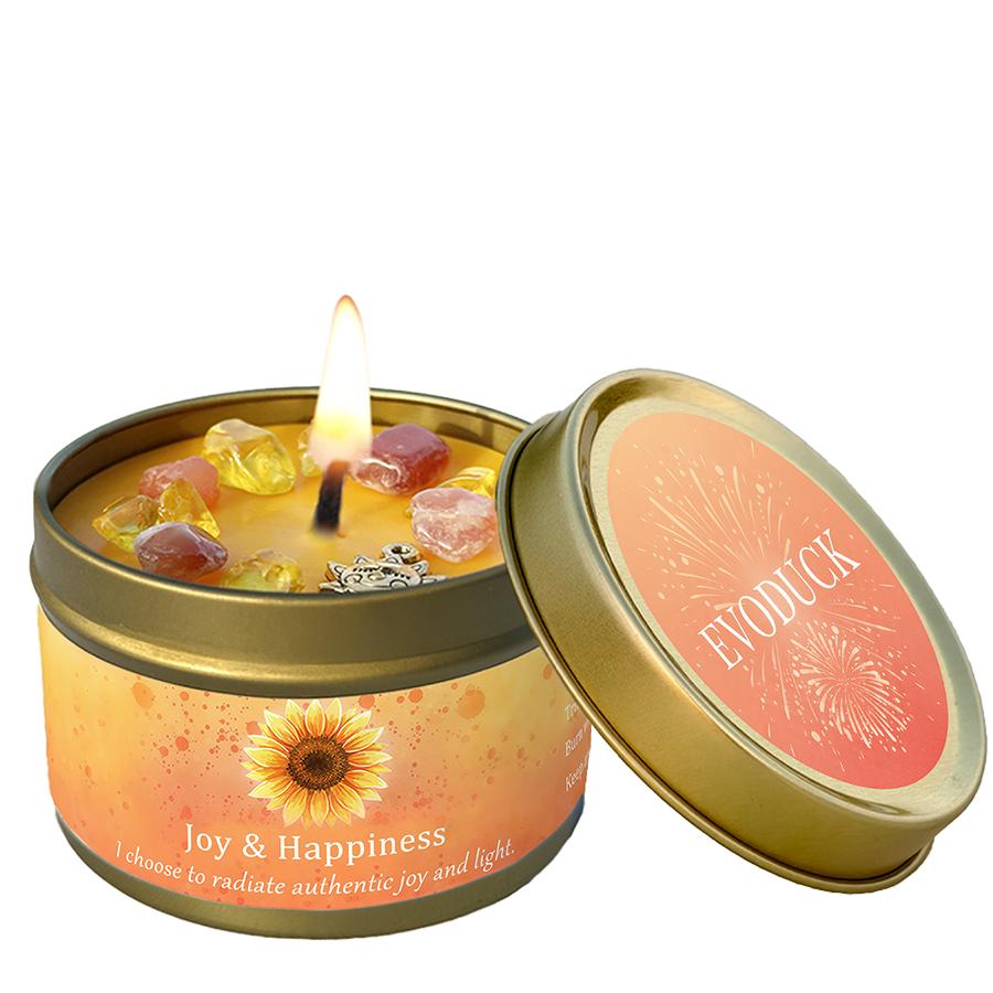 Lemon&Peppermint Scented Candle | Ideal Gift for Couples,Handmade candle gift for Halloween, friends, Christmas Gift for Him,Her