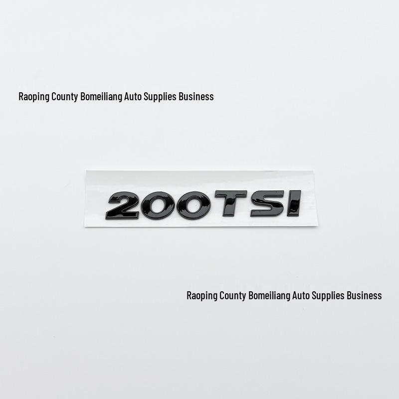 Volkswagen Sagitar 08-22 Black 280TSI Rear Badge and Letter Sticker Set