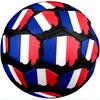 France national football team Theme soccer ball Size 5 Soccer Ball Soft Touch Professional Training Football for Outdoor Sports