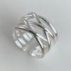 925 Sterling Silver Rings for Women Couple Minimalist Handmade Simple Interware Ring Fine Jewelry Gift Prevent Allergy