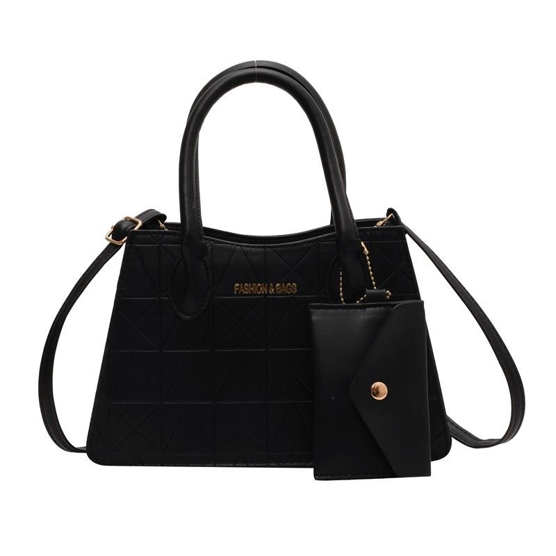 Kadın çantası 2025 yeni çocuk ve anne çantası PU kadın çantası Avrupa ve Amerikan büyük çanta çok parçalı set omuz çantası Bayan çantası