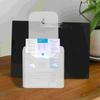 4 Pcs Acrylic Brochure Holder Display Stand Clear Plastic Note Holder Trifold Leaflets Pamphlet Flyer Desk Accessories Ganizer