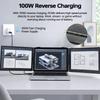 Blackview DCM6 Triple Laptop Screen Extender,14" 1080P FHD IPS Portable External Screen,Two Cable USB C,Plug & Play,  Compatible with Windows/Mac