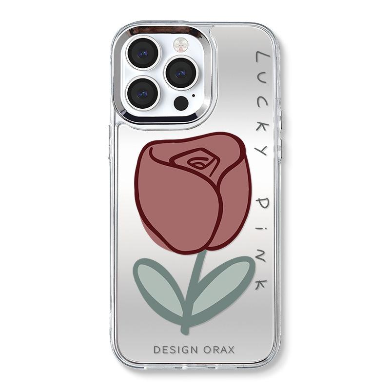 

Чехол Zhitai для iPhone 15 Pro Max - Подходит для 13/12, Стильный дизайн «три в одном» с зеркалом для 14Pro iPhone 11