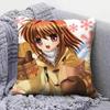Kanon Game Anime Girl  Pillow Covers Home Sofa Cushion Covers and Aecorative Custom