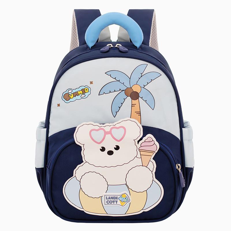Kids School Bag With Lightweight Design And Cartoon Pattern For Preschool Education Use