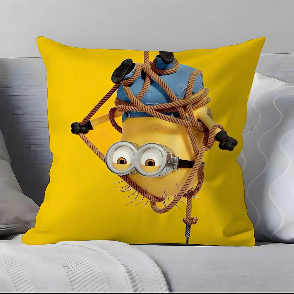 Cute Cartoon Thief Dad M-M-Minions Pillow Case Pillowcase Soft Skin Friendly & Comfortable With A Hidden Zipper