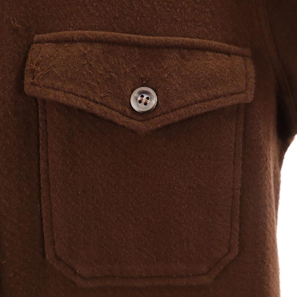 PAUL SMITH COLLECTION Made In Japan Long Sleeve Stretch Shirt M Brown Men's Used