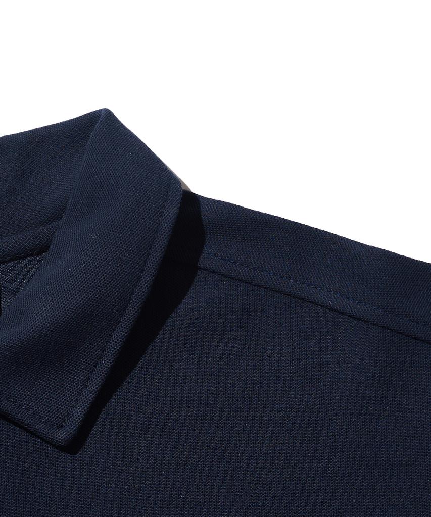 CARGOBROS Sorona Basic Collared Short Sleeve T-Shirt (Navy)