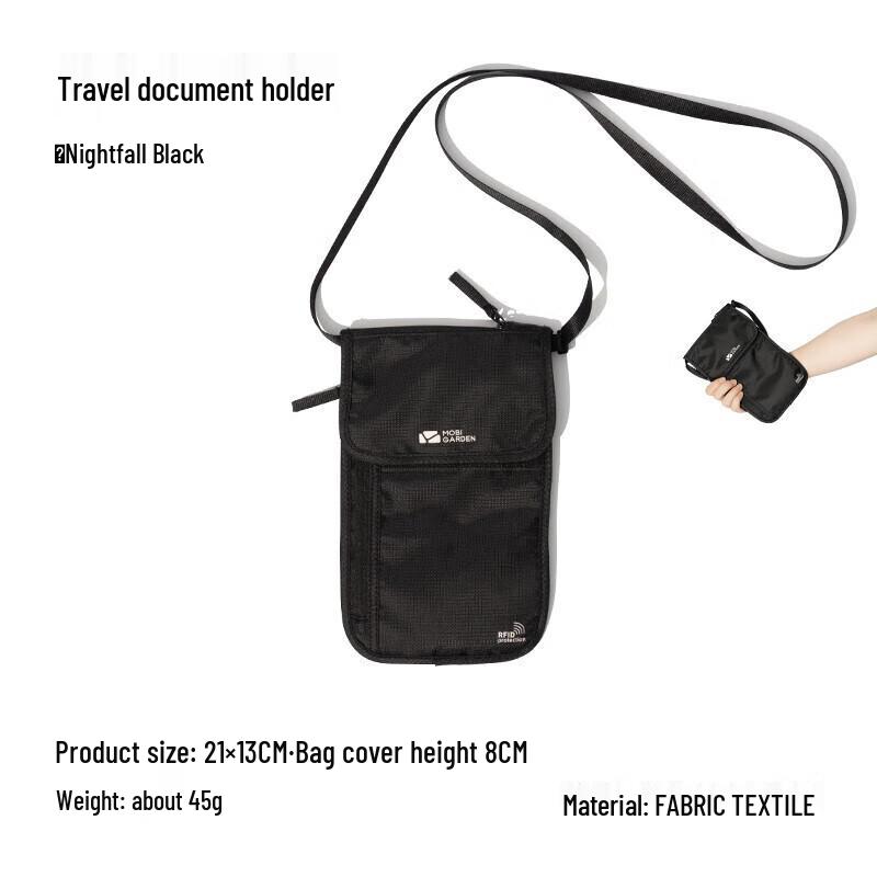 Mobi Garden RFID Anti-Theft Travel Passport Shoulder Bag