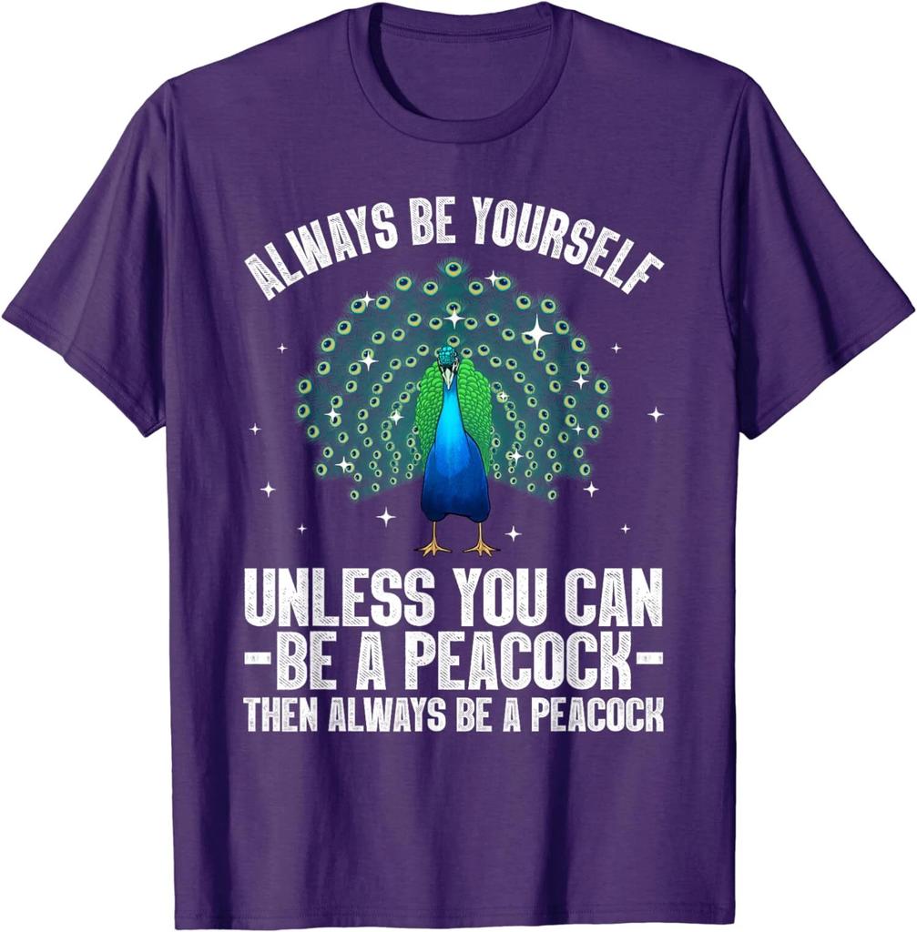 Funny Peacock Art Peacock Themed Peacock Lover Unisex T-Shirt
