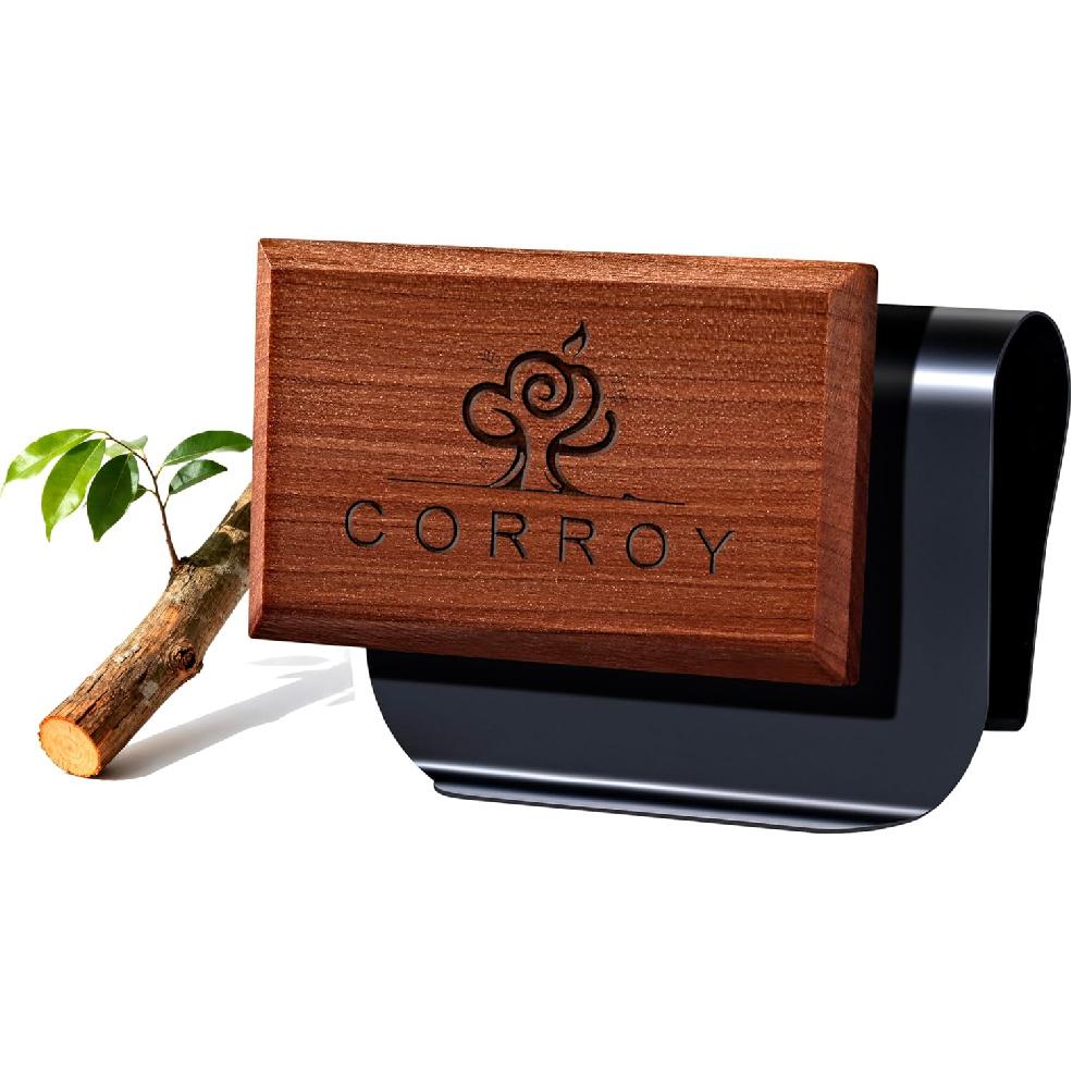 Car Air Freshener Natural Essential Oil Scent, Odor Eliminator And Purifier, Vent Clip Air Freshener For Car (Starter/Teak)