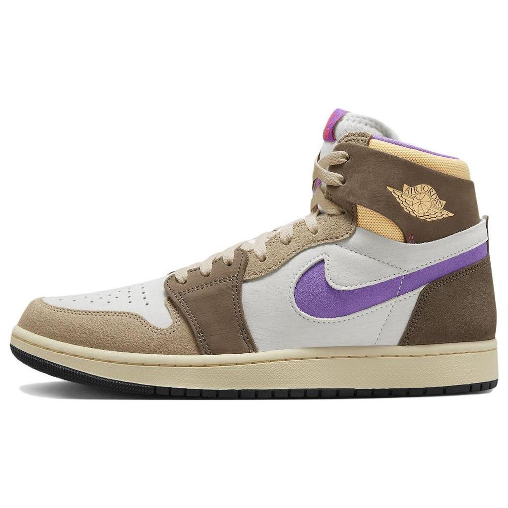 Air Jordan 1 High Zoom Comfort 2 Palomino Men Sneakers Brown Wild-Berry Desert DV1307-205