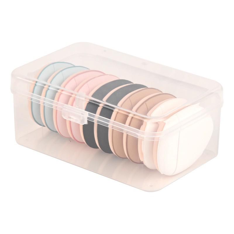 Mini-Fingerpuderquaste, Dual-Use-Make-up-Applikator für Nass- und Trockenanwendungen