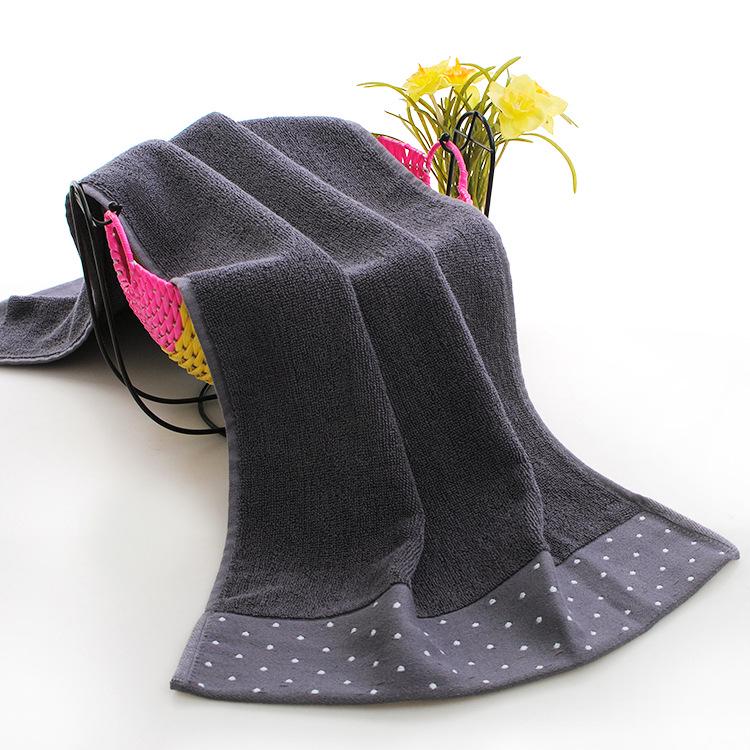 32-strand Cotton Towel, Enlarged and Thickened Polka Dot Adult Towel, Soft Water Absorption