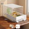 Large Hamster Cage with Easy-Clean Drawers Luxury Villa Habitat Spacious Rodent Enclosure Landscape Design Dedicated Pet Home