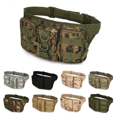 Camouflage Herren Gürteltasche Outdoor 3P Umhängetasche Hüfttasche Handtasche Militärfan Freizeit Sport Taktische Tasche
