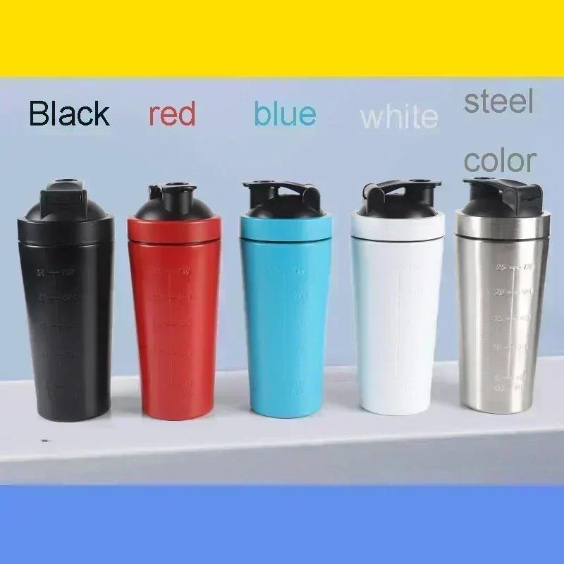Multi-Color Stainless Steel Single-Ayer Sports Shaking Cup Simple Leakproof Design Suitable For Fitness And Sports Cups