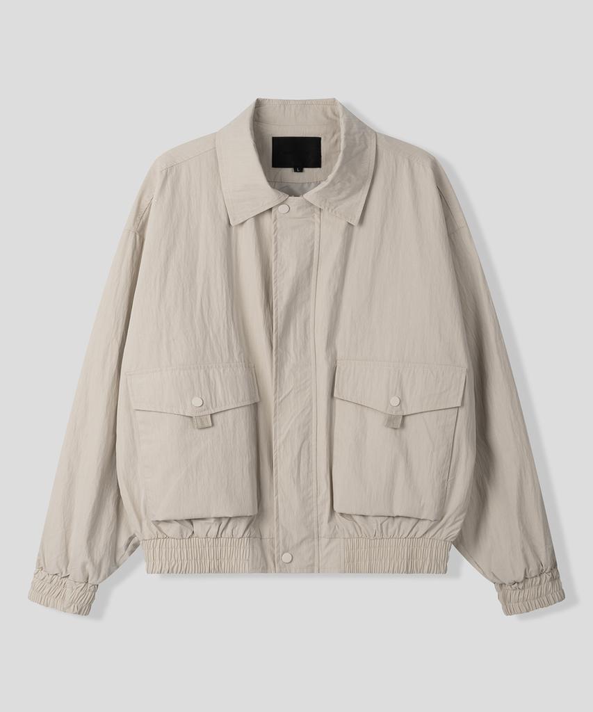Black Moment Essential Light Windbreaker [Beige]