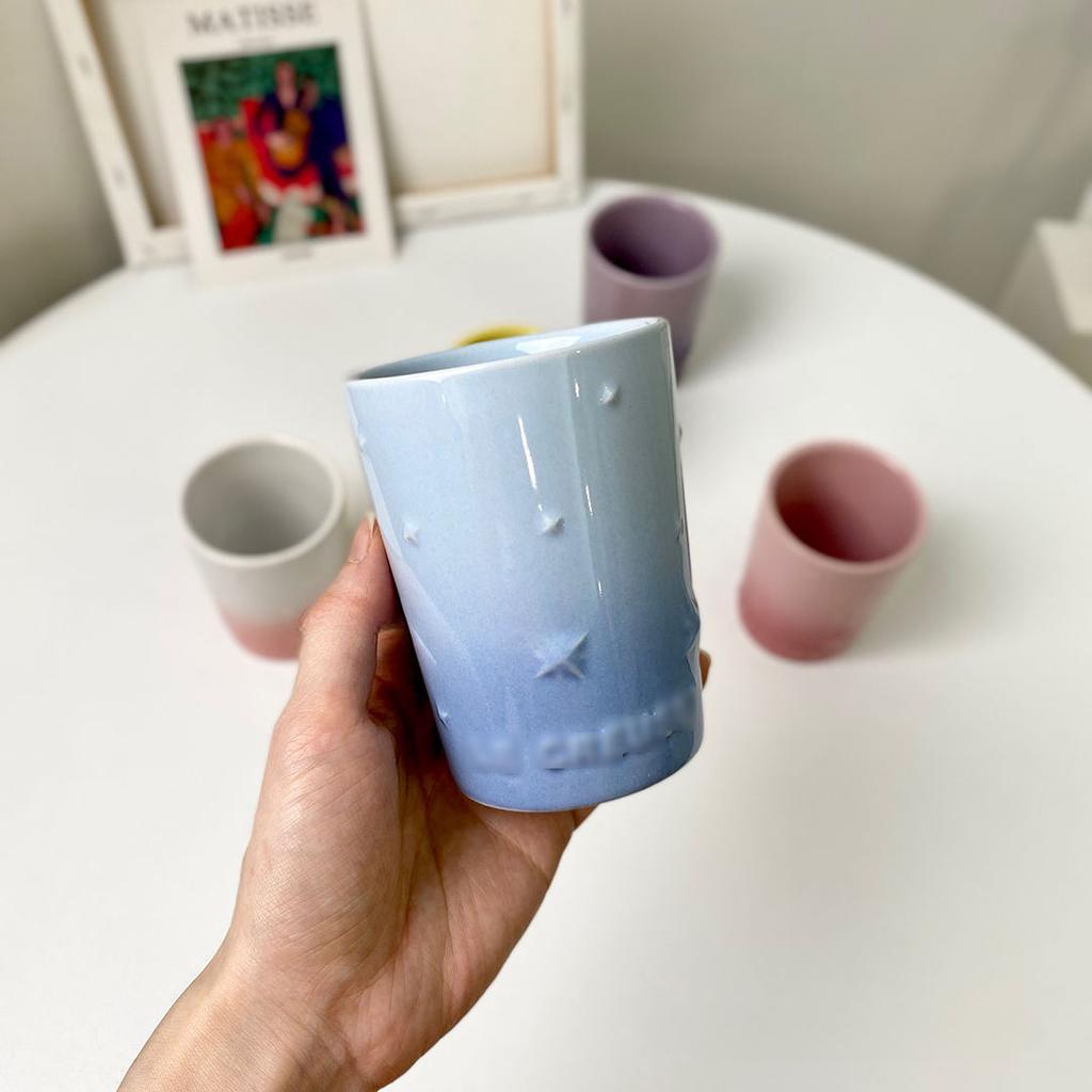 Star Mug, High-temperature Resistant, Portable Cup, Household Ceramic, High Aesthetic Value,Small Fresh Drinkware Coffee Cups