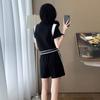 High-end Casual Sports Suit for Women, Summer Fashionable Short-sleeved Shorts Two-piece Set