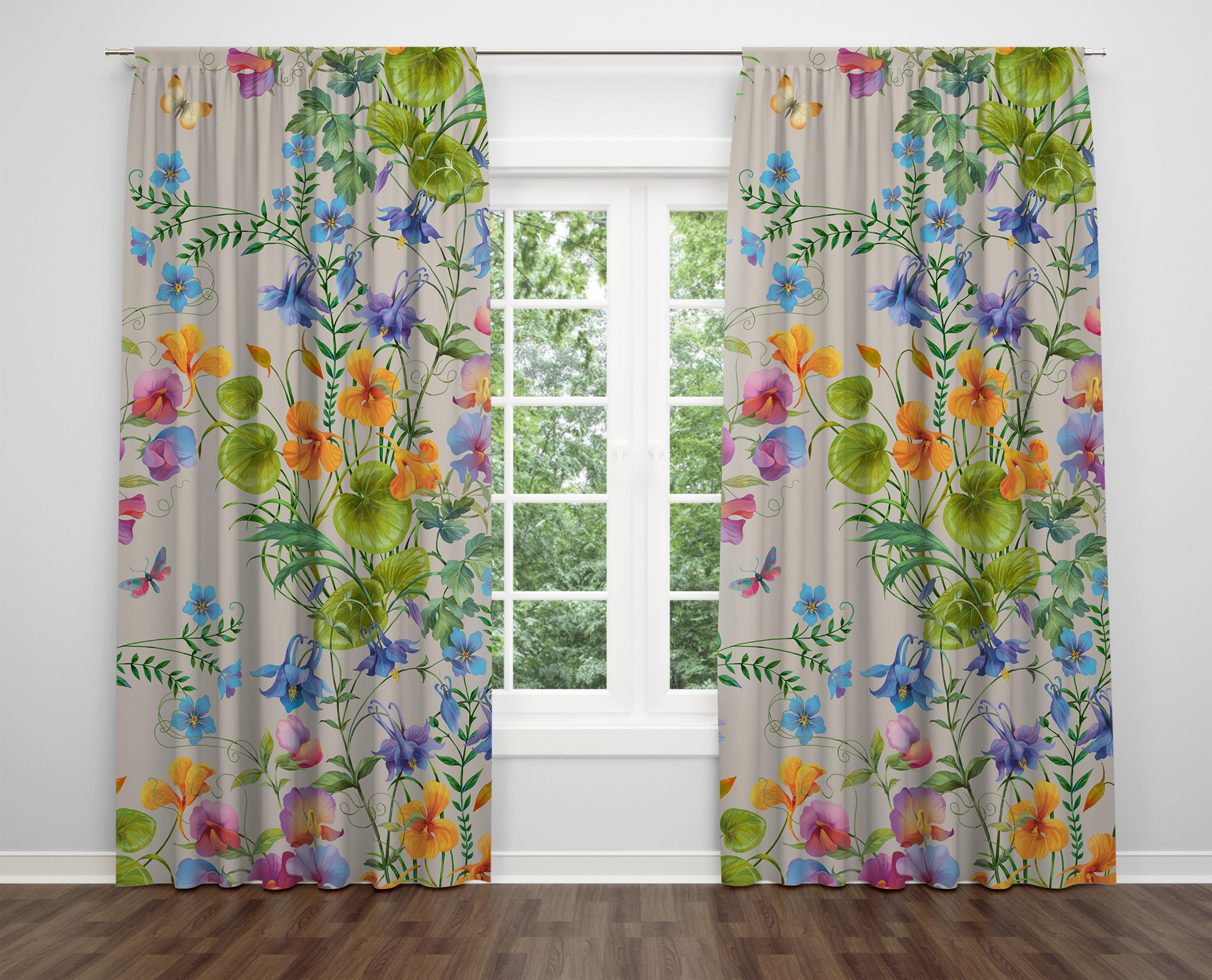 

Декоративний дизайн, високоякісна бавовняна тканина, ви можете вибрати одну або подвійну фіранку з крила 1 piece різнокольоровий