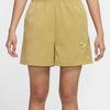 Nike Sportswear Swoosh Woven Logo High-Waisted Breathable Shorts Women shorts Barley-Yellow DM6753-769