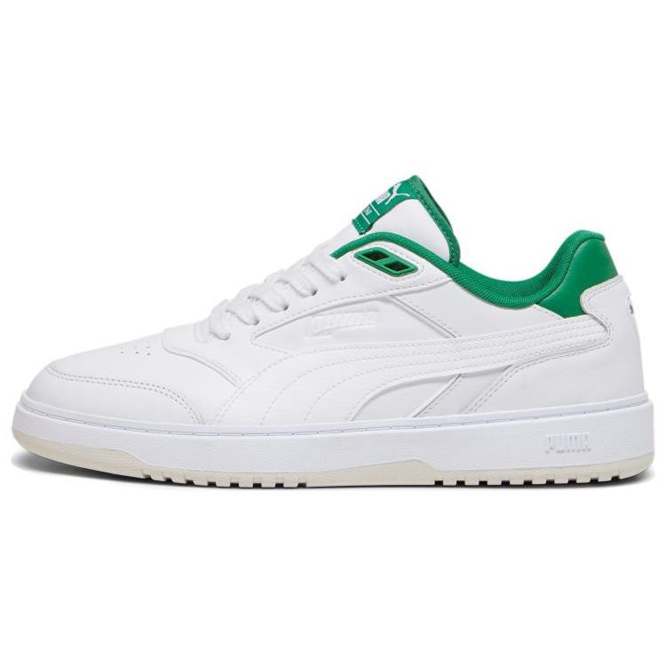 Puma Doublecourt Comfortable Low-Top Sneakers Unisex Sneakers White Green 393284-03