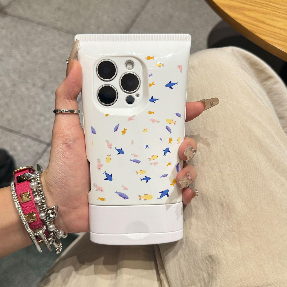 

Facial Cleanser Mobile Phone Case for Apple Mobile Phone Case, High-end, Anti-fall, Soft Shell, Creative Trend, Cartoon Fashion, New Style, Cute For iphone 16PROMAX