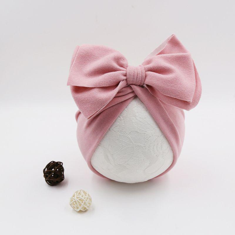 Baby Hat Girls Bows Turban Hat Infant Photography Props Kids Beanie Children Cap