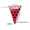 Seven-Spot Ladybug Triangle Banner for Party Decoration