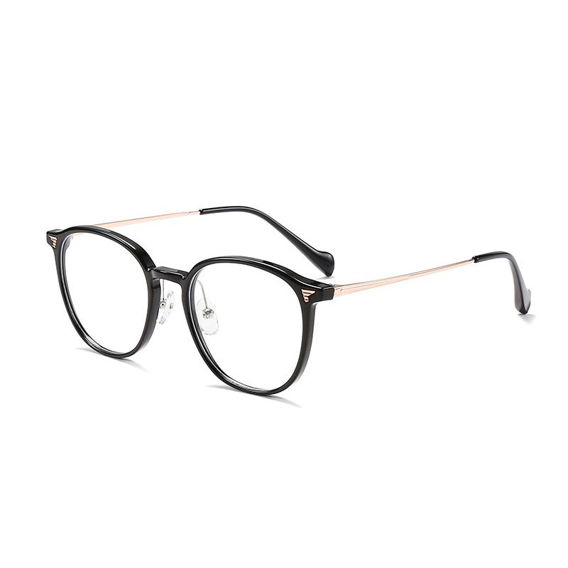 Ultra-light Comfortable TR90 Eyewear Small Retro Round Pure Titanium Optical Prescription Glasses Frame Men and Women