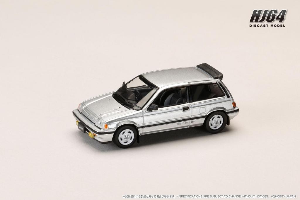 1/64 Honda Civic (AT) Late Version with Genuine Optional Parts, Silver