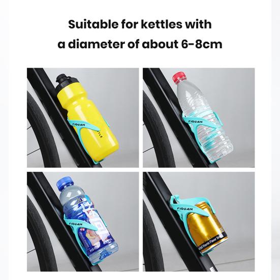 Water Kettle Cage Ultra-Light Bicycle Bottle Holder Smooth Stable Colorful Design Easy to Install Universal Fit Water Bottle Rack