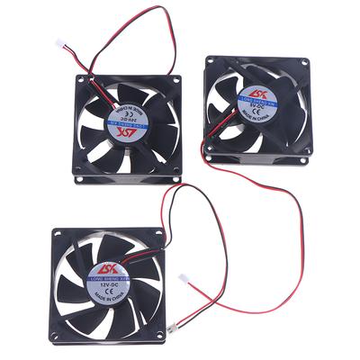 5V/12V/24V Kühl-Turbolüfter Bürstenlos 3D-Druckerteile 2Pin Für Extruder DC Kühler Gebläseteile Schwarze Kunststofflüfter
