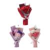 Mini Artificial Flower Bouquet Handcrafted Simulated Flower Decoration Romantic Valentine's Day Birthday Gift for Mother Wife Girlfriend