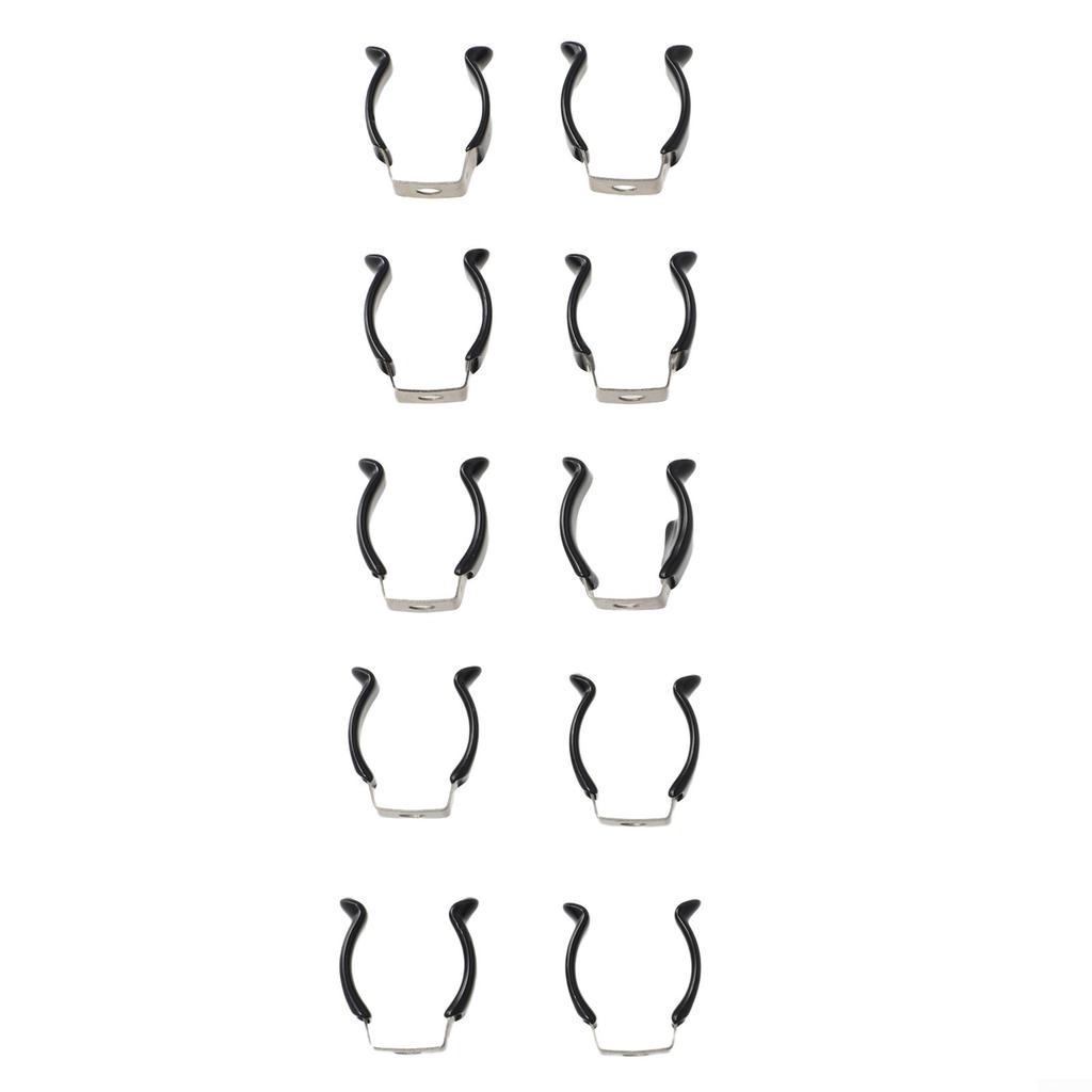 Secure Grip Tool Spring Terry Clips Narrow Base Design Heavy Duty Set of 10