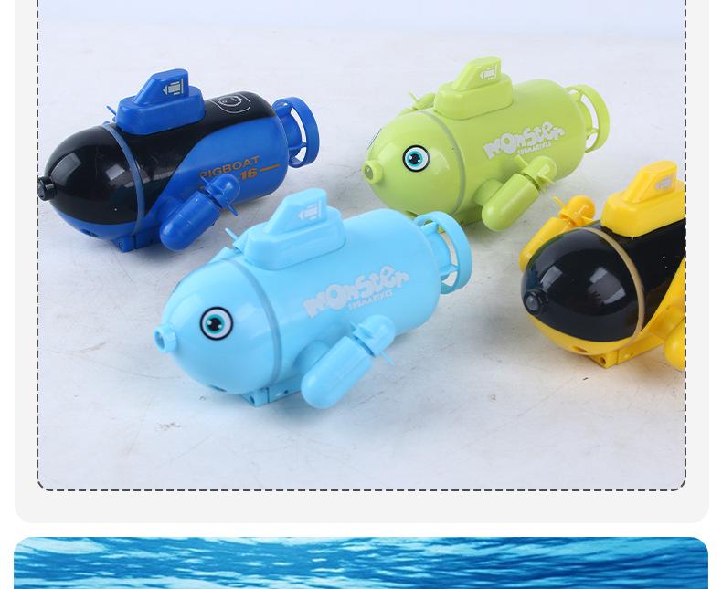Golden Light RC Mini Submarine Model - Nuclear Submarine, Small Remote-Controlled Boat, Rechargeable, Perfect for Kids