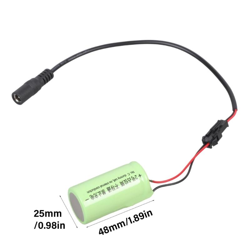 LR14 C Size 0V Dummy Battery Adapter Placehold Conductor DC5.5x2.1mm DC5.5x2.5 Input For Electronics Power Supply