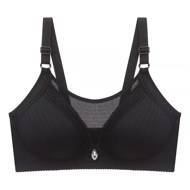 Trägerloser dünner Push-Up Bügelloser Vollschalen-BH mit Seitenstütze