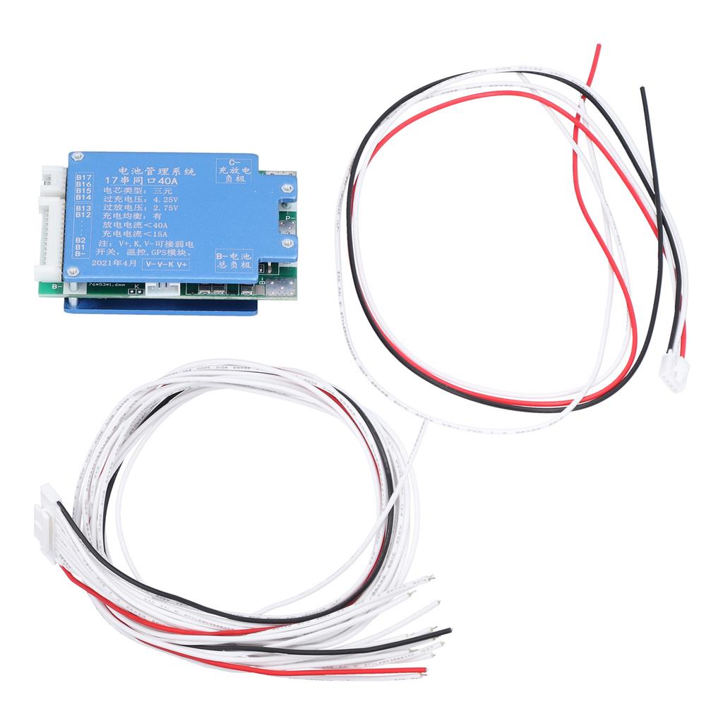 Protection Board PCB 17 Series Balance Function Equipment for Lithium Battery