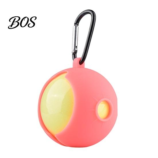 Golf Ball Travel Case Silicone Cover with Carabiner, Portable Standard Holder, Scratch-resistant Carrier Protective Sleeve, Accessories, Gift
