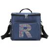 Insulated Bags Portable Shoulder Lunch Bag Waterproof Cooler Box Thermal Organizer Handbag for Men and Women Text Letter Pattern