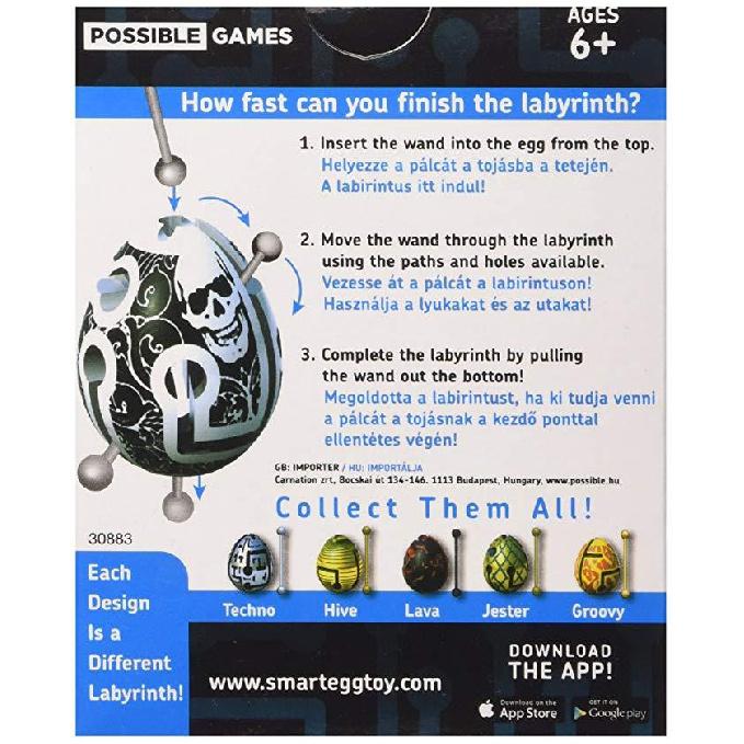 One Piece Maze Eggs Easter Egg Smart Egg Labyrinth Unlock Puzzle Maze Ball Imagination Lernspielzeug für Kinder