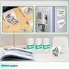 Sticker Printer, Mini Thermal Printer Bluetooth Portable Sticker Maker Print Paper,for Notes, Pictures, Labels, DIY, Multiple Templates