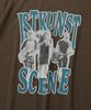 ISTKUNST Scene Band Tee_Brown(Ik2Emmt510A)