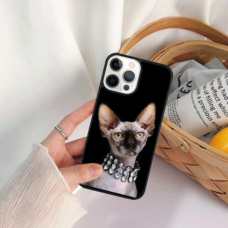 sphynx cat Unique Phone Case For iPhone 17 Air 16 15 14 11 12 13 Pro MAX Plus coque Cover Shell