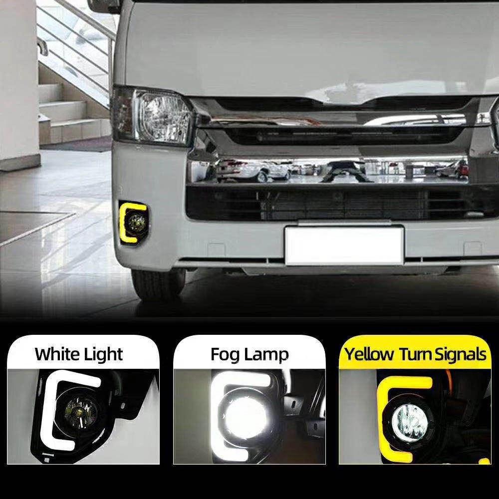 

LED Daytime Running & Turn Signal Lights for 2014-2016 Toyota Hiace